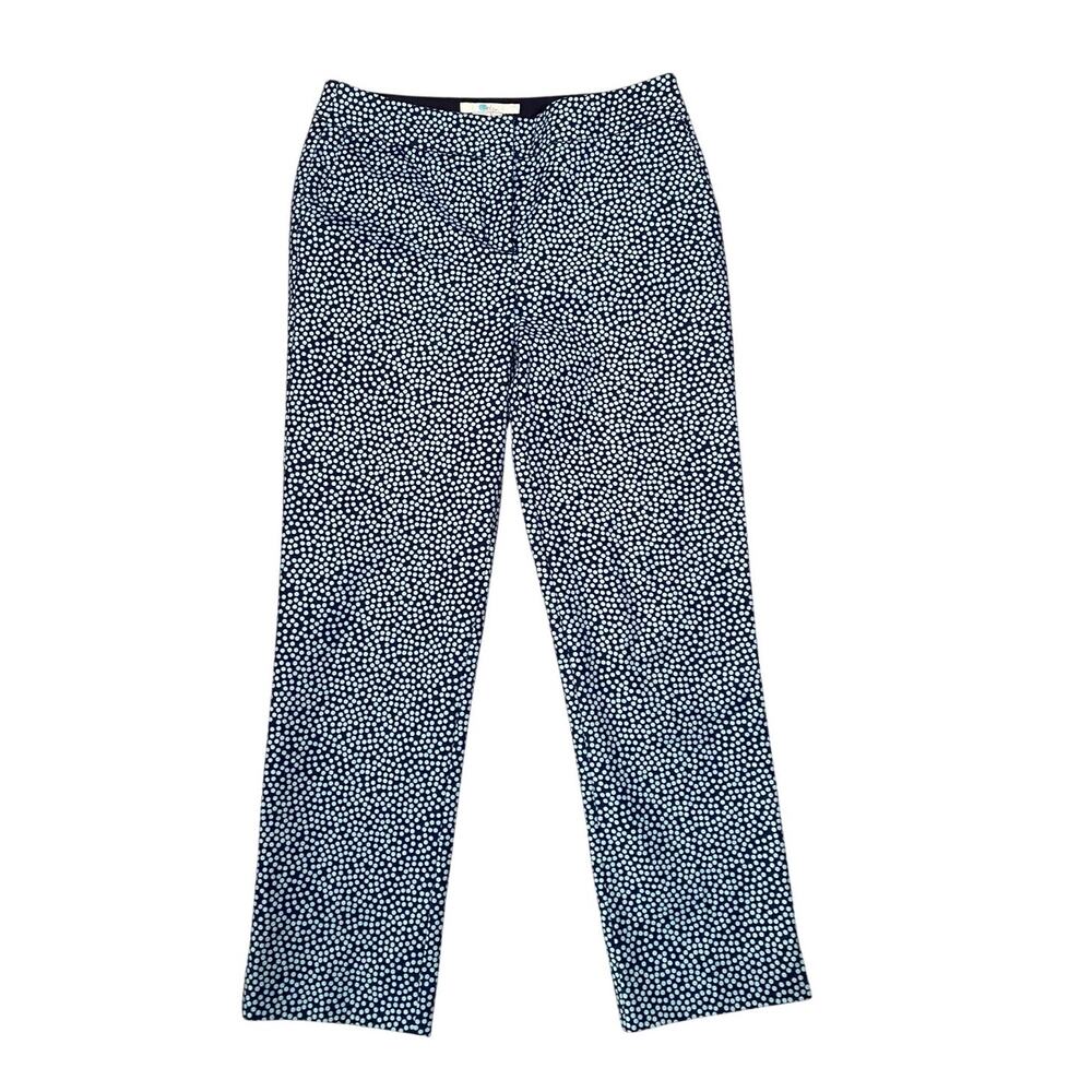 Boden - Blue Polka Dot - Richmond Cropped Pants - Size 2P